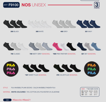 SOCK9100- 9100 sneaker unisex cotone - Fratelli Parenti